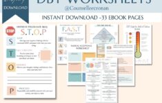 DBT Bundle DBT Therapy DBT Skills Therapy Worksheets Etsy de