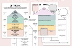 DBT House Anxiety House Worksheet DBT Skills Therapy Etsy de