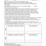DBT Mindfulness Skills Worksheets DBT Worksheets