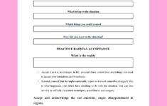 Digital Prints Art Collectibles Prints Radical Acceptance Worksheet Silver trend