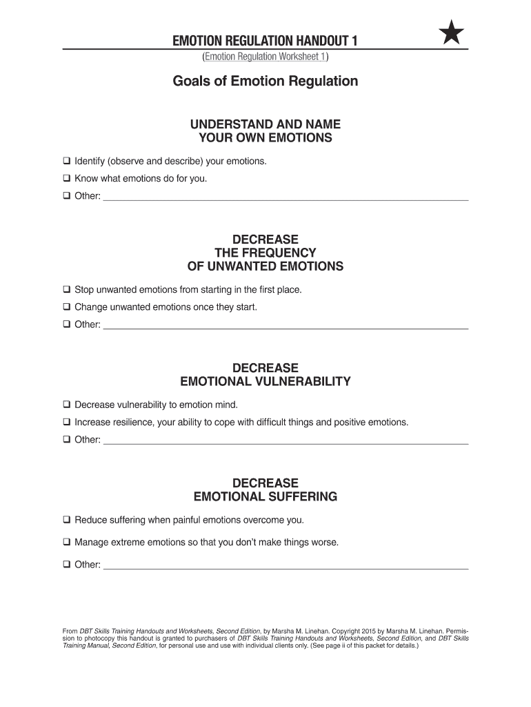 dbt therapy worksheets for adults DBT Worksheets