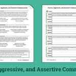 Passive Aggressive And Assertive Communication Worksheet Therapist Aid ...