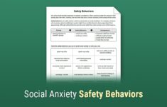 Social Anxiety Safety Behaviors Worksheet Therapist Aid