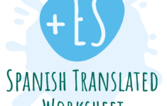 Spanish Translated Therapy Worksheets
