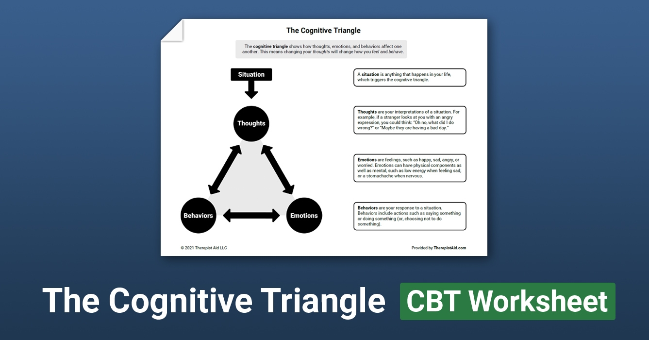 Cbt Worksheets Therapist Aid