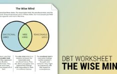 The Wise Mind Worksheet Therapist Aid