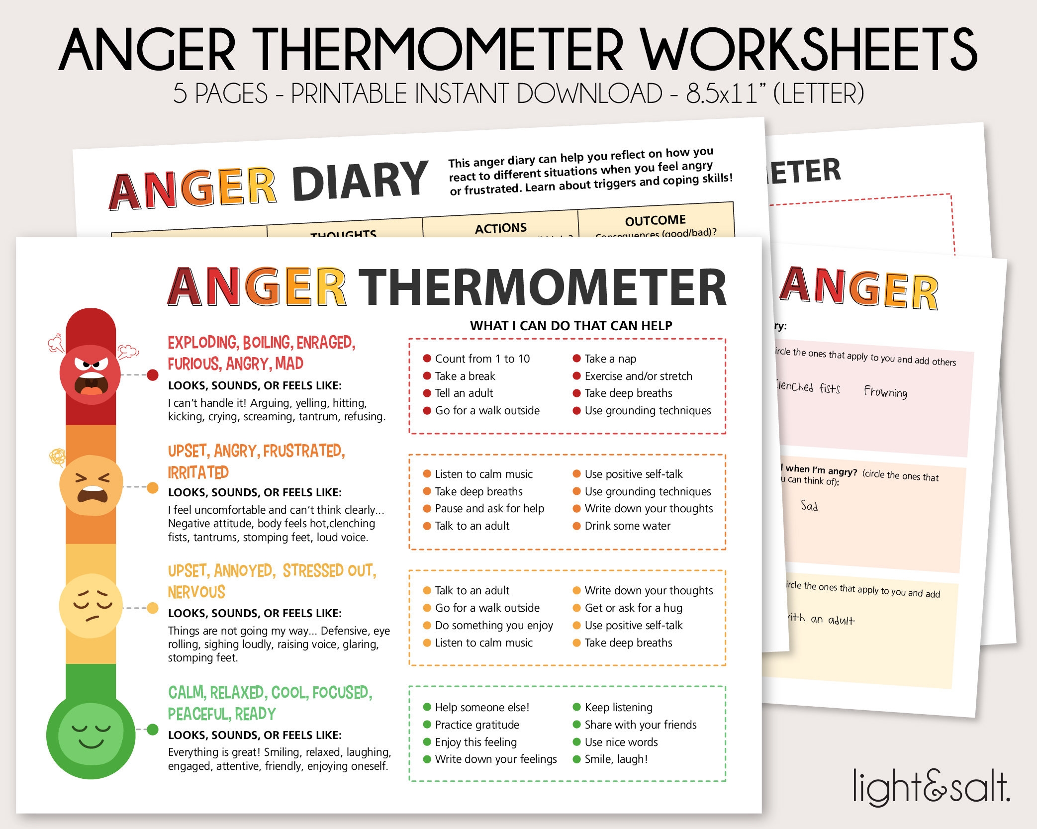 Dbt Worksheets For Anger