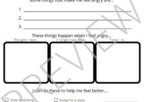 Therapy Worksheets For Kids With Anger
