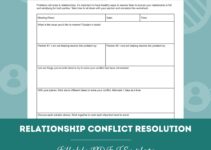 Dbt Conflict Resolution Worksheets