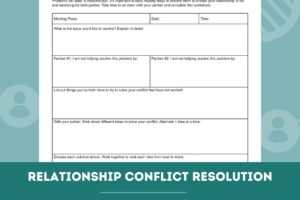 Dbt Conflict Resolution Worksheets