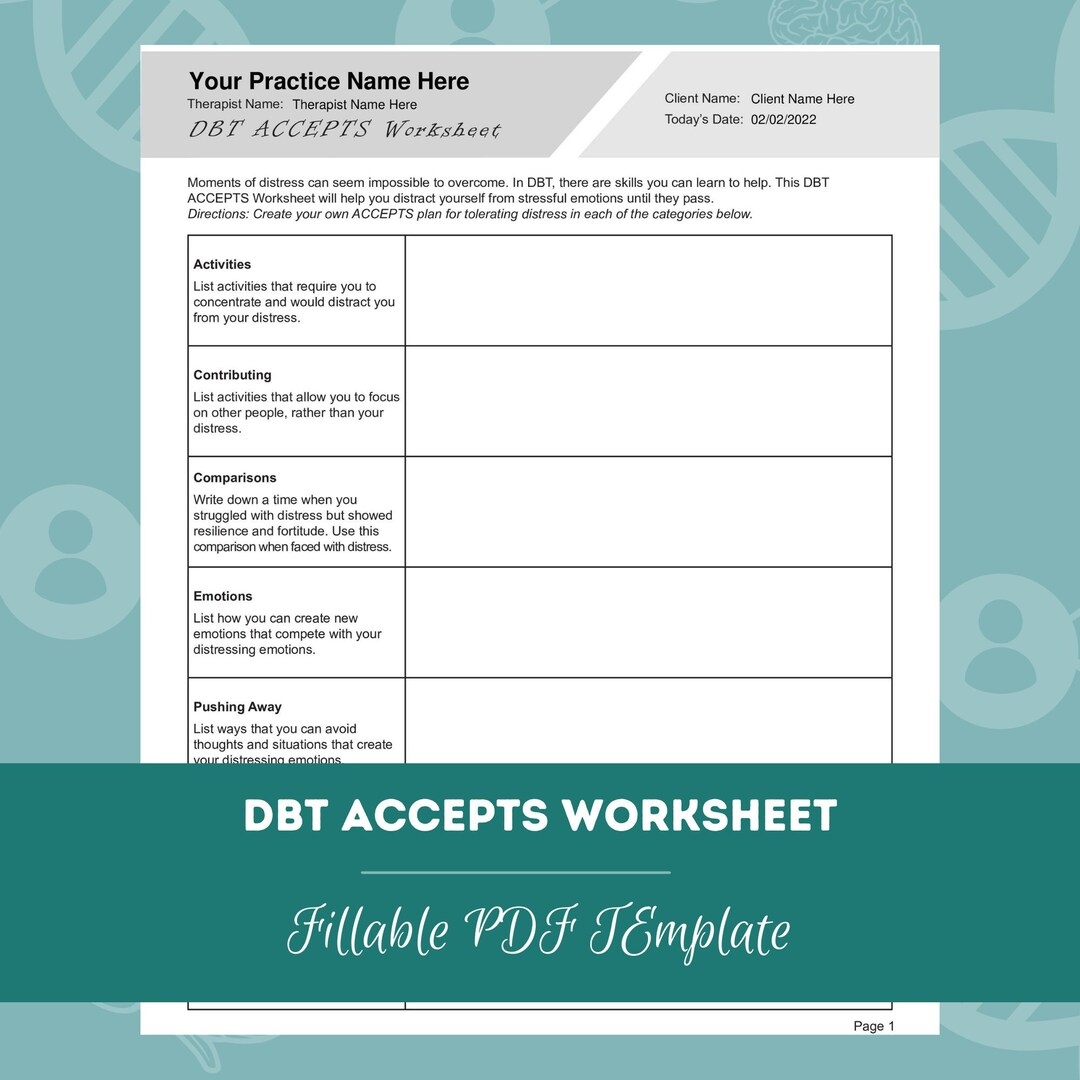 Accepts Worksheet Dbt Pdf