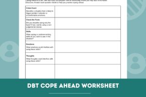 Coping Ahead Dbt Worksheet