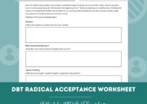 Dbt Acceptance Skills Worksheet