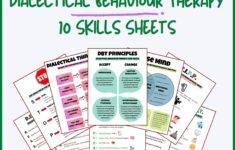 DBT Skills Sheets Dialectical Behaviour Therapy DBT Strategies Counseling Therapy Aid Etsy