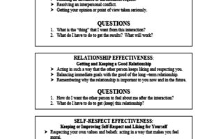 Dbt Relationships Worksheets