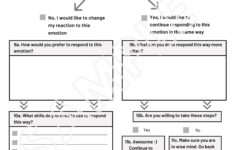 Understanding Emotions Printable DBT Worksheets Emotion Regulation Therapy Worksheets Etsy