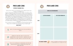 10 Free Collection Of DBT Pros And Cons Worksheets For Students