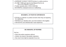 Dbt Accumulating Positive Emotions Worksheet
