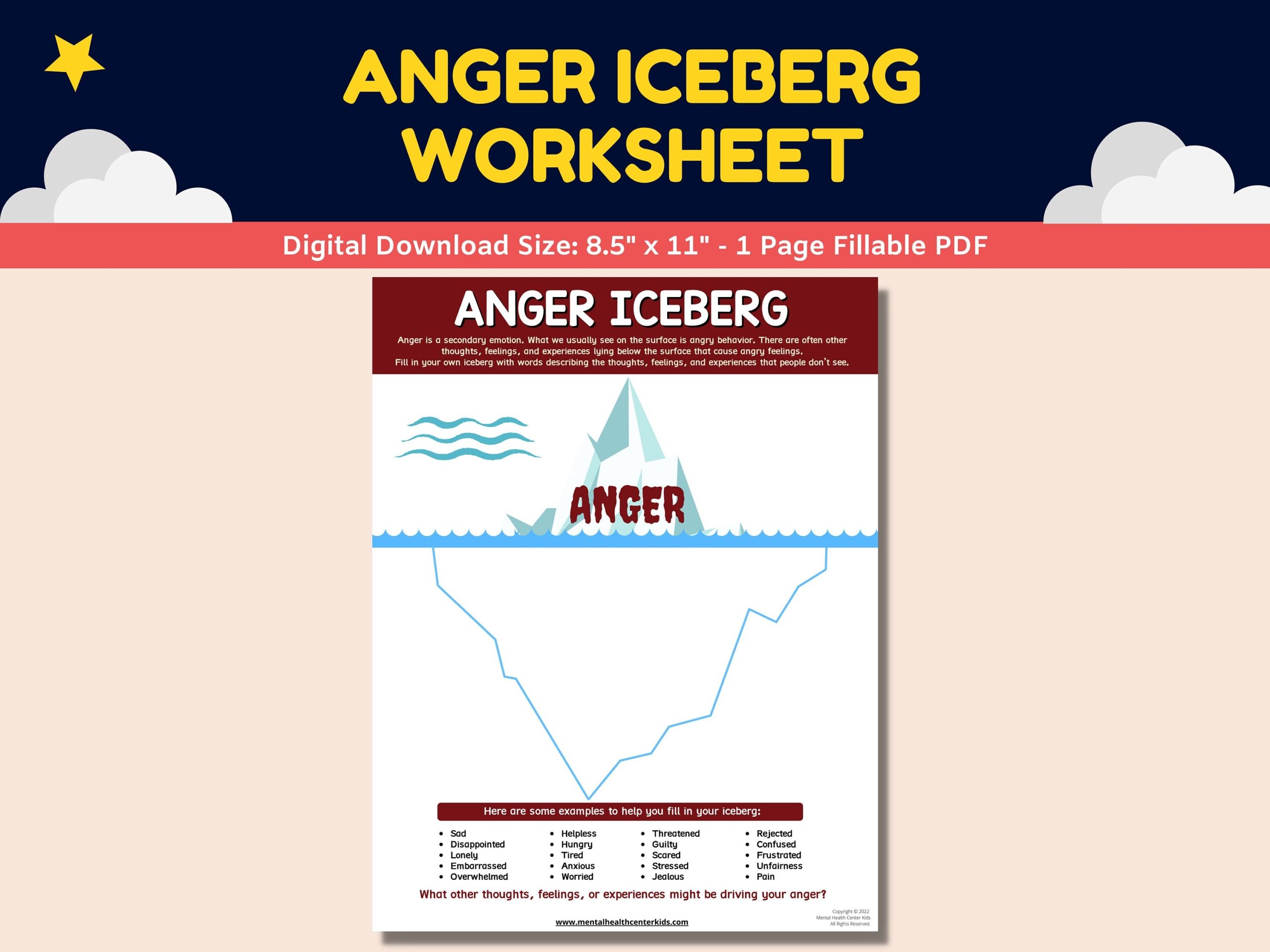 Dbt Worksheet Anger Words