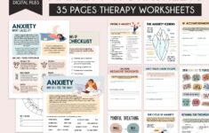 Anxiety Bundle Anxiety Worksheets Anxiety Journal Therapy Worksheets DBT Workbook Social Psychology CBT Worksheets Therapy Tools DBT Etsy