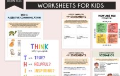 Assertive Communication Worksheets For Kids Communication Styles Social Emotional Learning Social Skills Therapy Worksheets Counseling Etsy Israel