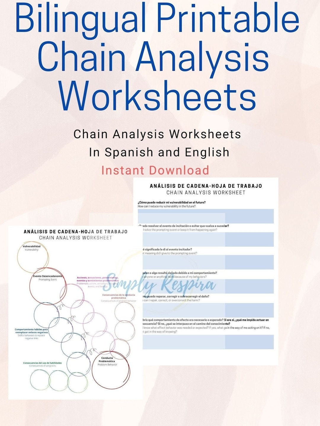 Dbt Spanish Worksheets