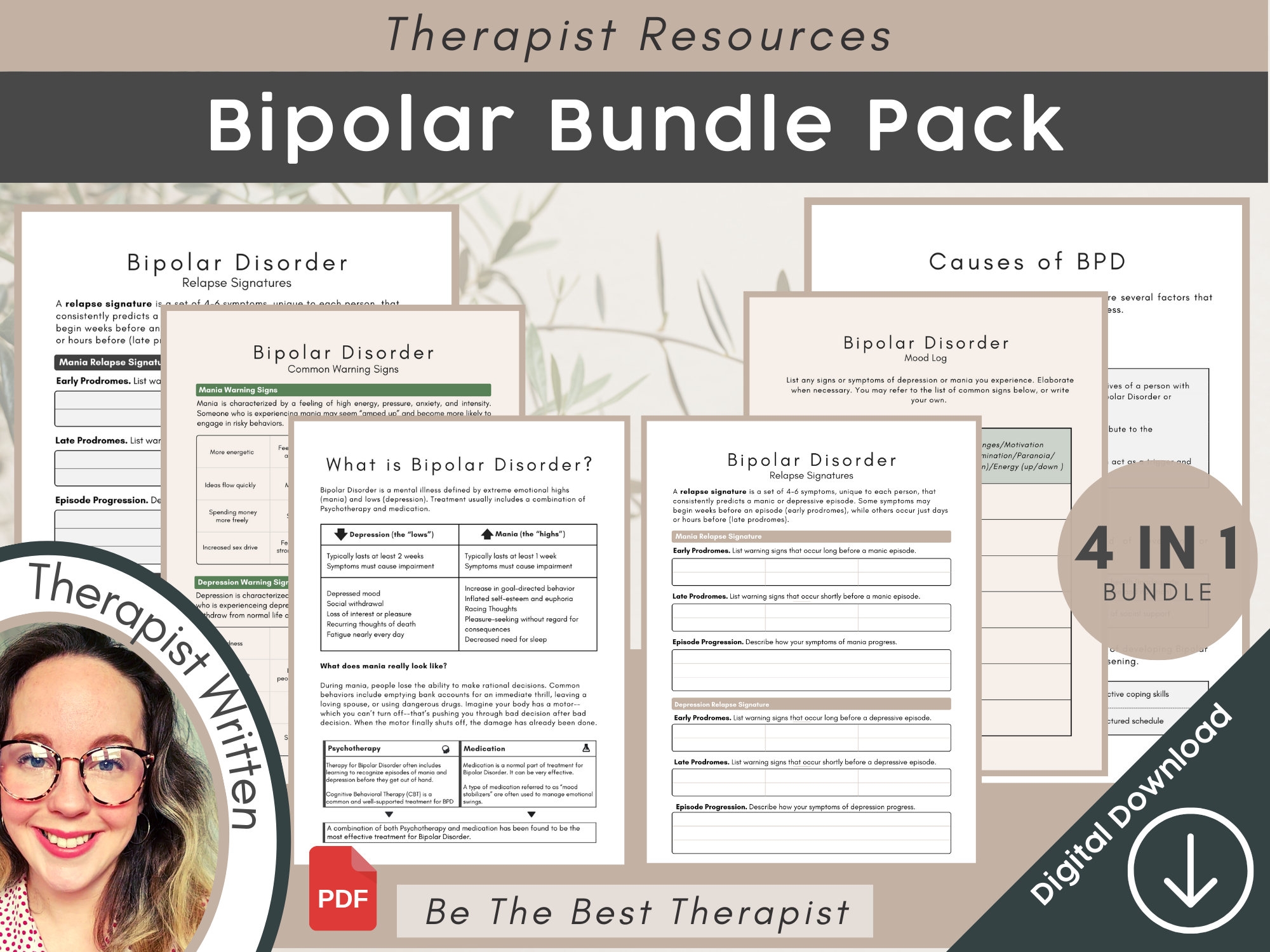 Dbt Worksheets For Bipolar