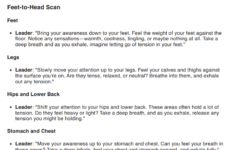 Body Scan Script Example Free PDF Download
