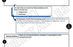 Check The Facts Worksheet CBT And DBT Therapy Printable Worksheet Etsy