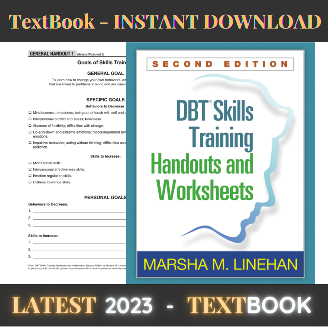 Complete DBT Skills Training Handouts And Worksheets Second Inspire Uplift