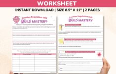 DBT Building Mastery Worksheets 2 pages emotion Regulation Skills Fillable Pdf dialectical Behavior Therapy Worksheets Etsy