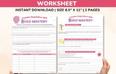 DBT Building Mastery Worksheets 2 pages emotion Regulation Skills Fillable Pdf dialectical Behavior Therapy Worksheets Etsy