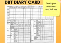 Dbt Worksheets Diary Card