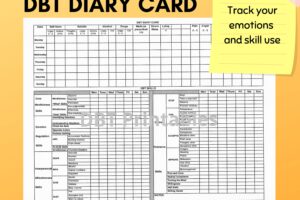 Dbt Worksheets Diary Card