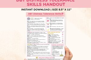 Distress Tolerance Dbt Worksheets Pdf