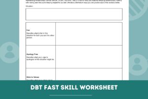 Fast Dbt Skill Worksheet