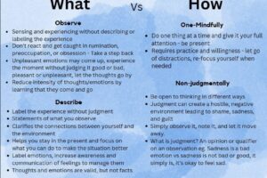 Dbt Mindfulness Skills Worksheet