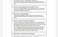 Dbt Nightmare Protocol Coping Skills Emotions Lettering