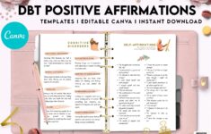 DBT Positive Affirmations Power Of Positive Self Talk KDP