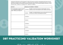 Printable Dbt Validation Worksheet