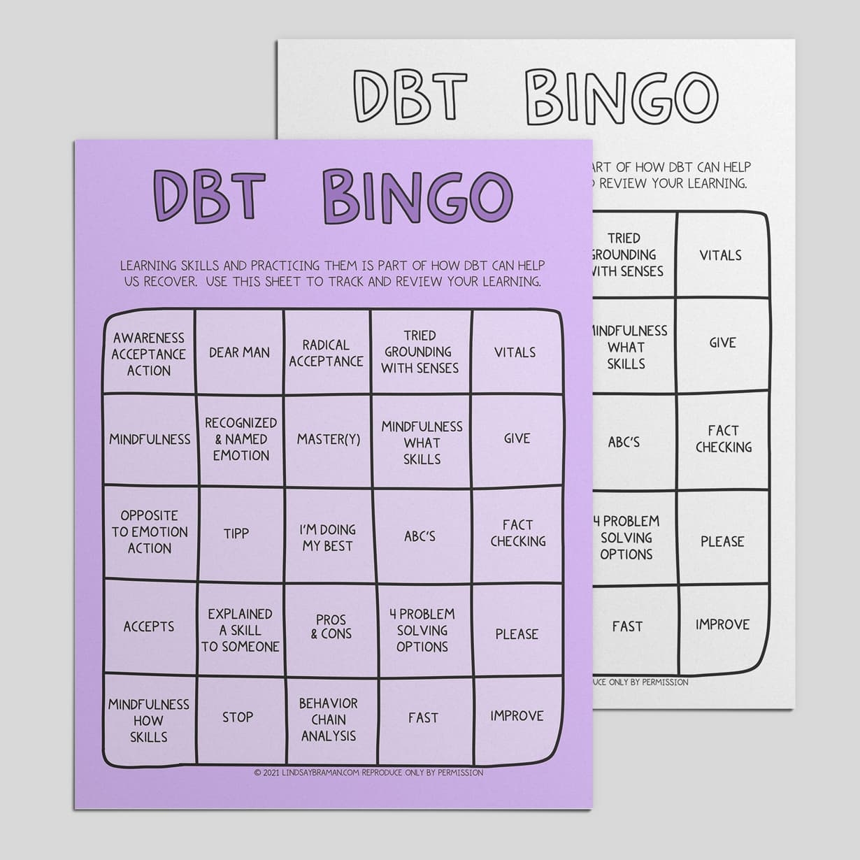 Dialectical Behavior Therapy Dbt Worksheets