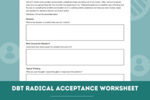 Radical Acceptance Dbt Worksheets