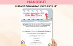 DBT Ride The Wave Script Handout Emotion Regulation Skills PDF Etsy