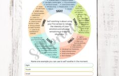 DBT Self soothe Skill Handout Distress Tolerance Therapy Aid Dialectical Behaviour Therapy Worksheet Etsy