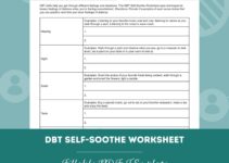 Dbt Self-Soothe Worksheet