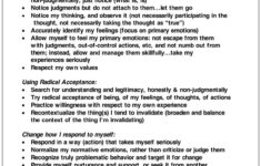 DBT Self Validation Of Emotion Self Help Tools Therapy Worksheets Dialectical Behavior Therapy Mental And Emotional Health