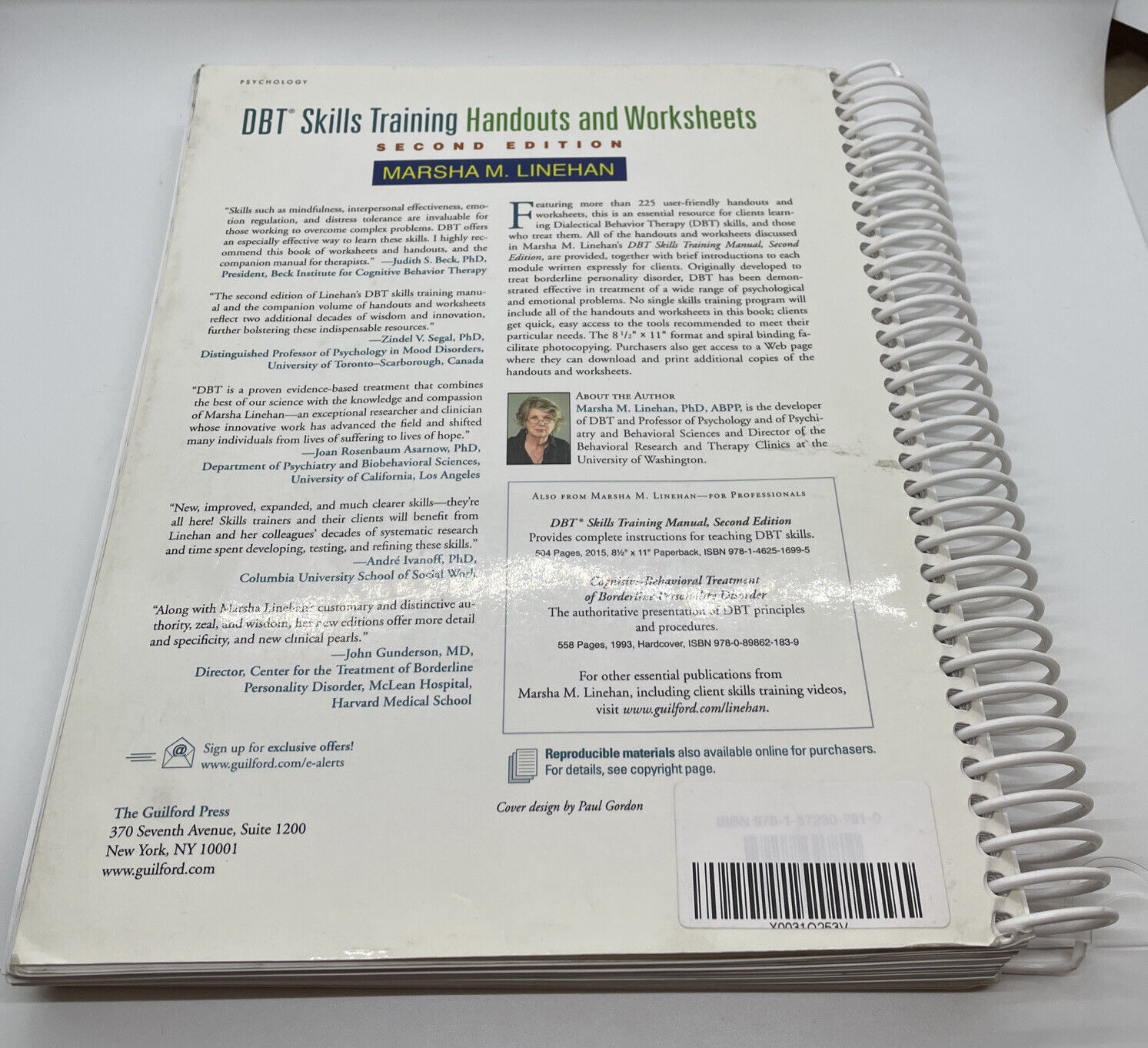 DBT Skills Training Handouts And Worksheets Second Edition 9781572307810 EBay