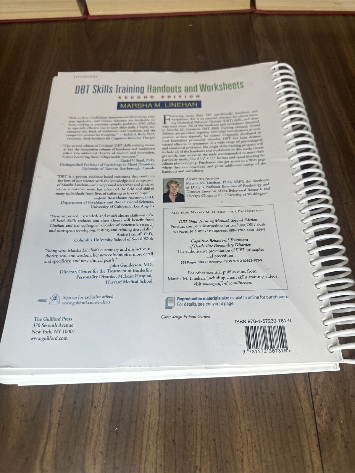 DBT Skills Training Handouts And Worksheets Second Edition By Linehan Marsha M 9781572307810 EBay