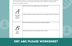 DBT Skills Worksheets Bundle Editable Fillable PDF Template For Counselors Psychologists Social Workers Therapists Etsy