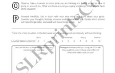 DBT STOP Skill Worksheet Dialectical Behaviour Therapy Handout Etsy